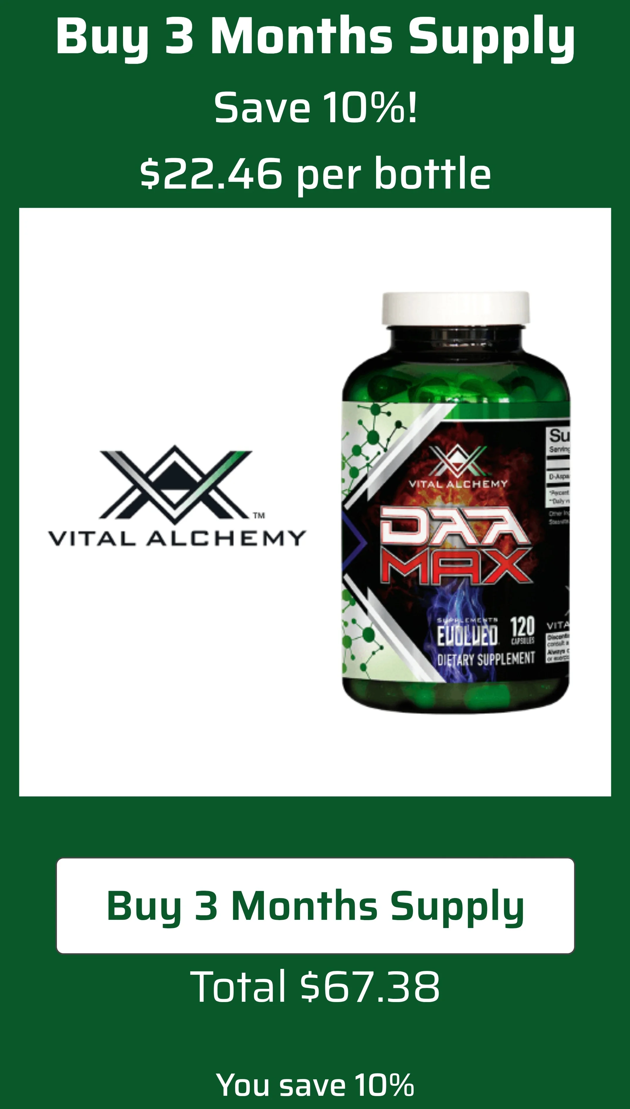 Daa Max™ 3 bottles pricing
